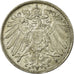 Coin, GERMANY - EMPIRE, Wilhelm II, Mark, 1916,Stuttgart,AU(50-53),Silver,KM 14