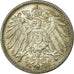 Coin, GERMANY - EMPIRE, Wilhelm II, Mark, 1908, Karlsruhe,AU(55-58),Silver,KM 14
