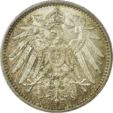 Coin, GERMANY - EMPIRE, Wilhelm II, Mark, 1915, Berlin, AU(55-58), Silver, KM:14