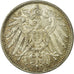 Coin, GERMANY - EMPIRE, Wilhelm II, Mark, 1915, Berlin, AU(55-58), Silver, KM:14