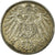 Münze, GERMANY - EMPIRE, Wilhelm II, Mark, 1915, Stuttgart, SS+, Silber, KM:14