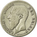 Coin, Belgium, Leopold II, 50 Centimes, 1886, VF(20-25), Silver, KM:27