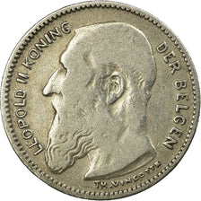 Coin, Belgium, 50 Centimes, 1907, VF(30-35), Silver, KM:61.1
