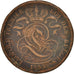 BELGIUM, 10 Centimes, 1855, KM #2.1, F(12-15), Copper, 18.85