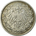 Coin, GERMANY - EMPIRE, 1/2 Mark, 1905, Munich, EF(40-45), Silver, KM:17