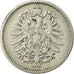 Coin, GERMANY - EMPIRE, Wilhelm I, Mark, 1881, Berlin, VF(30-35), Silver, KM:7