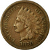Moeda, Estados Unidos da América, Indian Head Cent, 1870, Philadelphia,VF(30-35)
