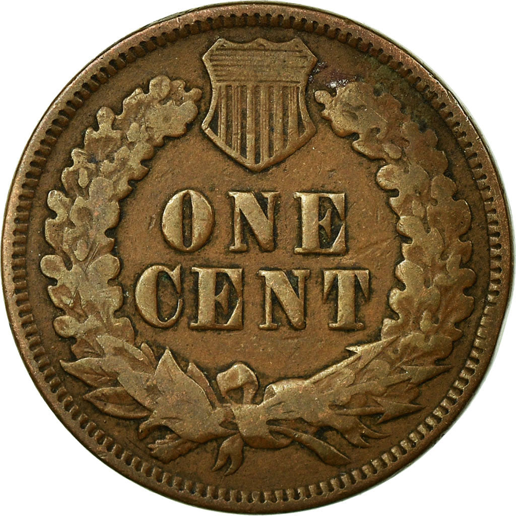 Moneda, Estados Unidos, Indian Head Cent, 1870, Philadelphia, BC+, KM 90a