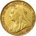 Coin, Australia, Victoria, Sovereign, 1900, Melbourne, EF(40-45), Gold, KM:13