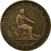 Coin, Spain, Provisional Government, 10 Centimos, 1870, Madrid, VF(30-35),KM 663