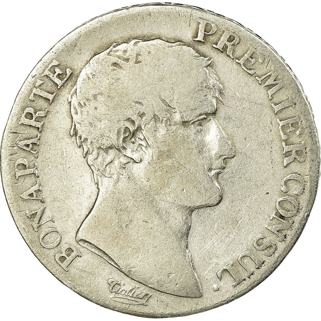 Coin, France, Napoléon I, Franc, 1804, Paris, F(12-15), Silver, KM:649.1