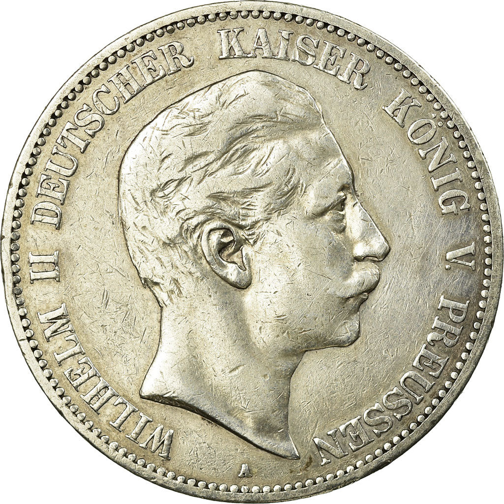 Coin, German States, PRUSSIA, Wilhelm II, 5 Mark, 1903, Berlin, EF(40-45),KM 523