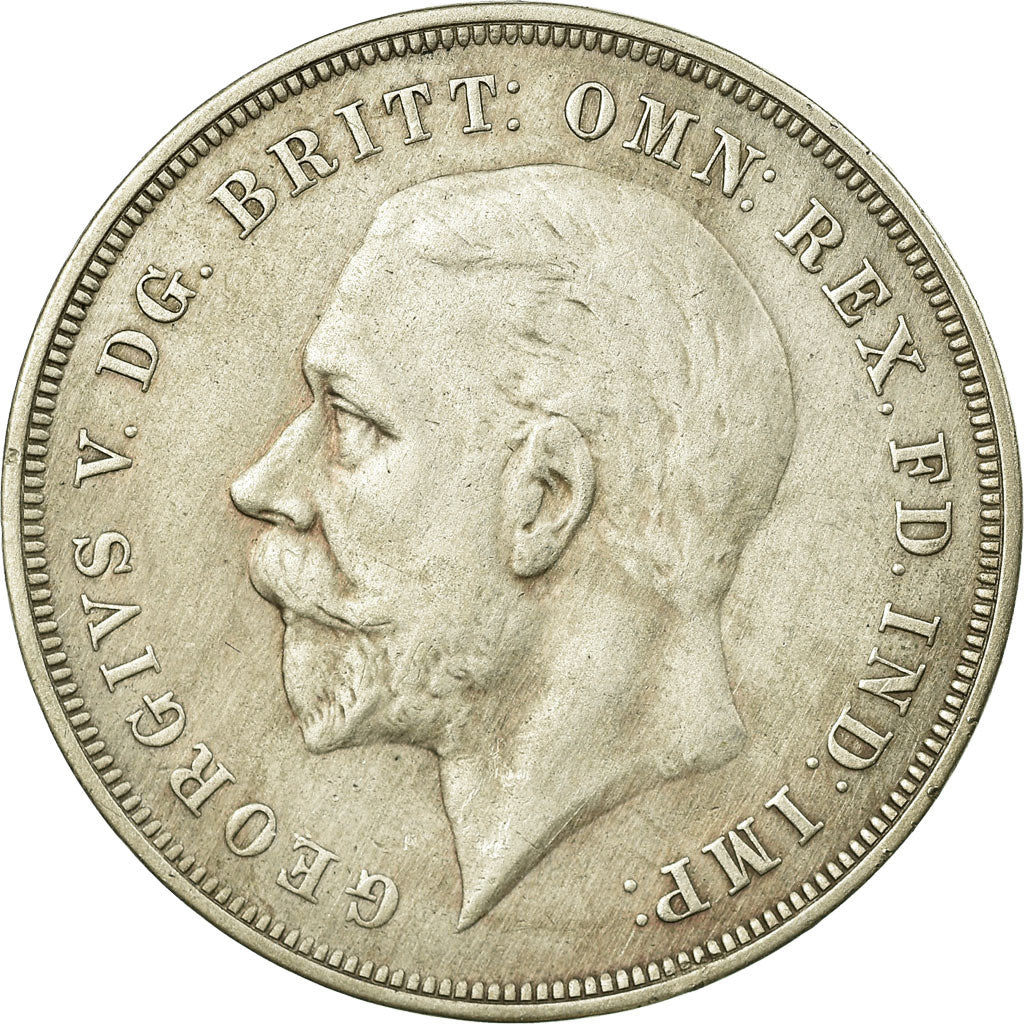 Coin, Great Britain, George V, Crown, 1935, AU(50-53), Silver, KM:842