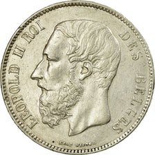 Monnaie, Belgique, Leopold II, 5 Francs, 5 Frank, 1871, TTB+, Argent, KM:24