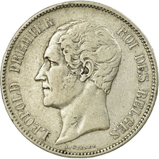 Coin, Belgium, Leopold I, 5 Francs, 5 Frank, 1850, EF(40-45), Silver, KM:17