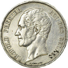 Coin, Belgium, Leopold I, 5 Francs, 1853, AU(50-53), Silver, KM:2.1