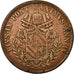 Moneda, Estados italianos, PAPAL STATES, Pius IX, 5 Baiocchi, 1849, Rome, MBC