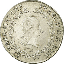 Coin, Austria, Ferdinand I, 20 Kreuzer, 1806, Kremnica, AU(50-53),Silver,KM 2141