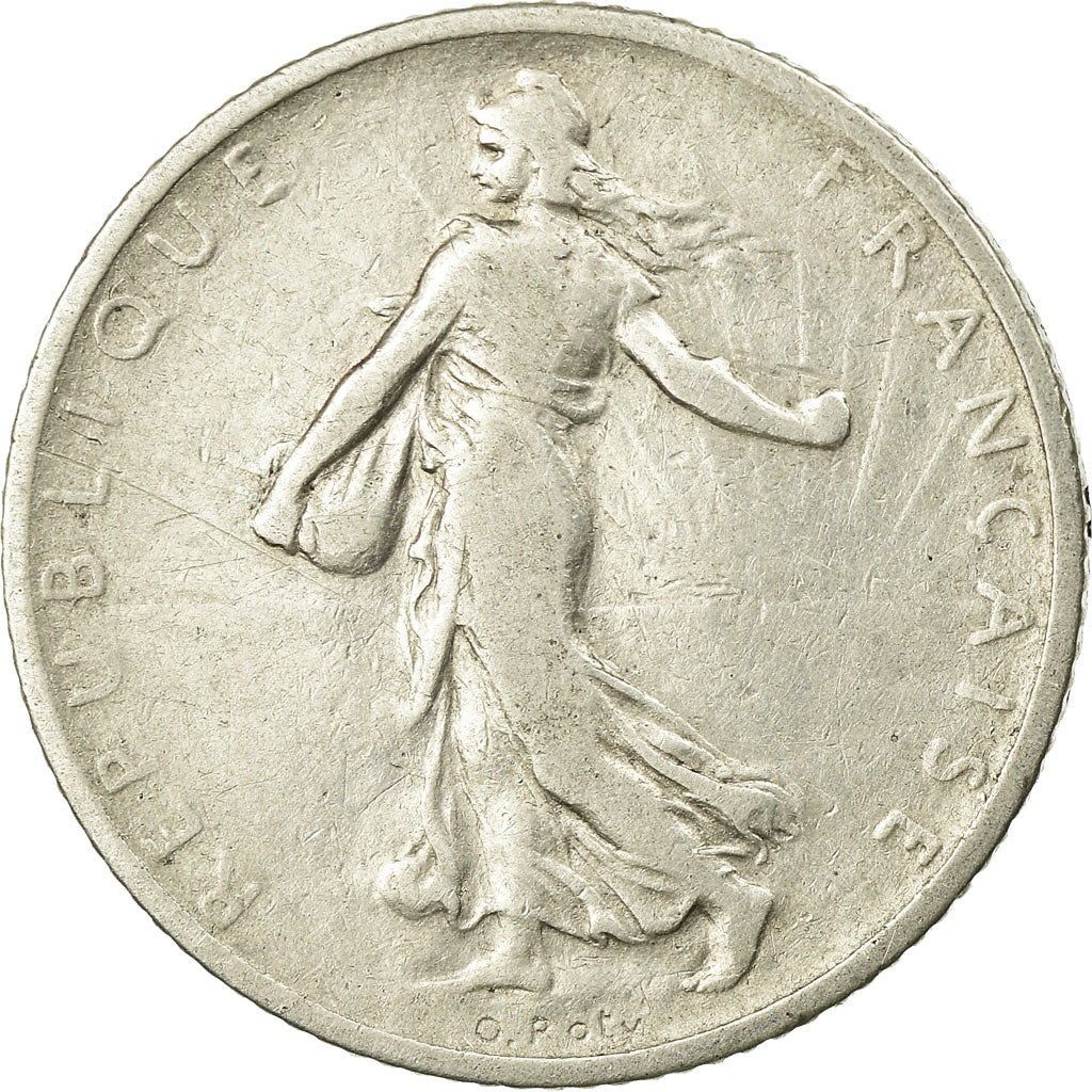 Moneta, Francia, Semeuse, Franc, 1898, Paris, MB+, Argento, KM:844.1