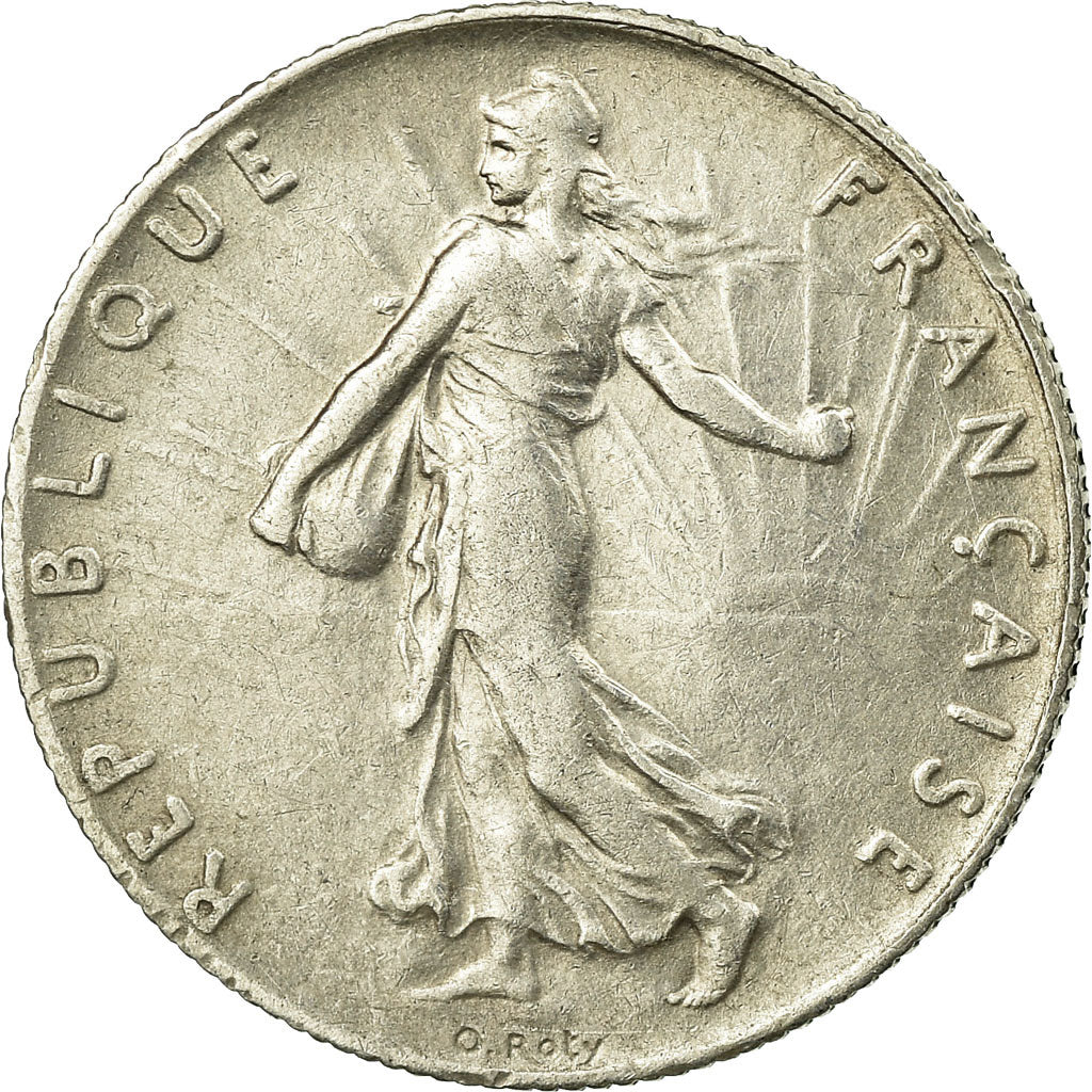 Coin, France, Semeuse, 50 Centimes, 1913, Paris, EF(40-45), Silver, KM:854