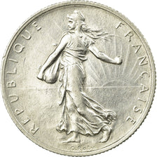 Coin, France, Semeuse, 2 Francs, 1916, Paris, AU(50-53), Silver, KM:845.1