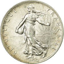 Coin, France, Semeuse, 2 Francs, 1918, Paris, AU(55-58), Silver, KM:845.1