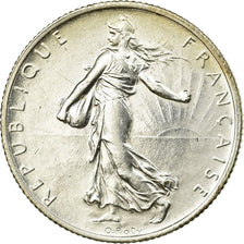 Coin, France, Semeuse, 2 Francs, 1916, Paris, AU(55-58), Silver, KM:845.1