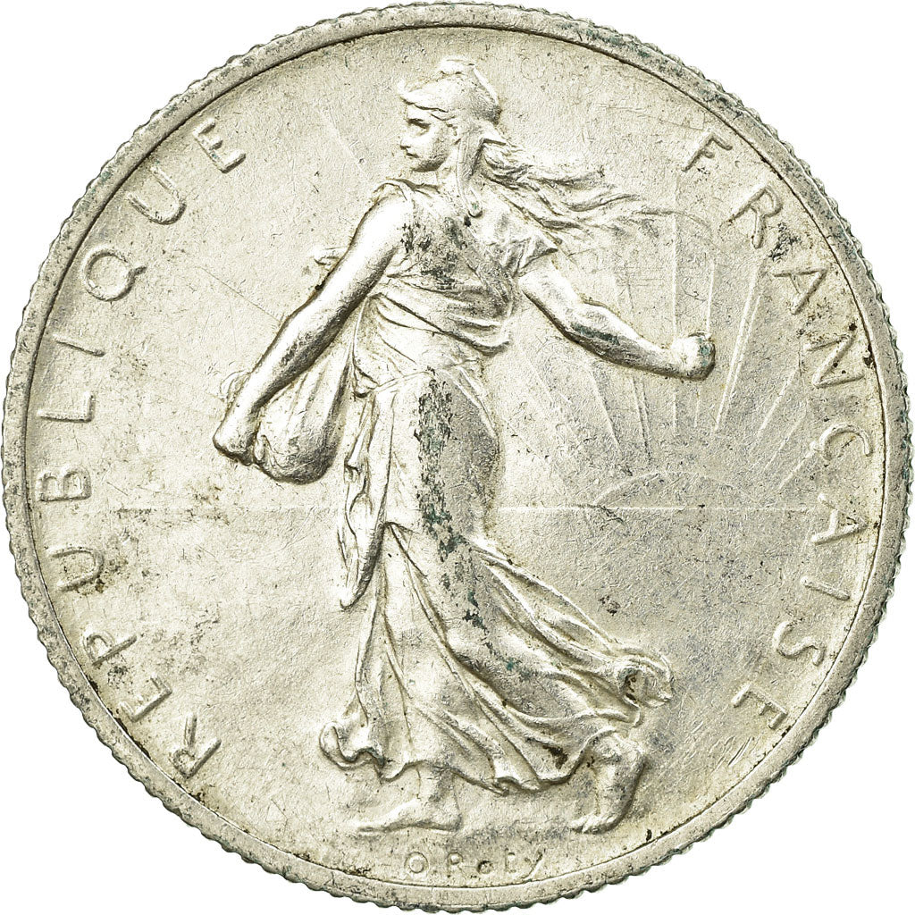 Münze, Frankreich, Semeuse, 2 Francs, 1914, Paris, VZ, Silber, KM:845.1