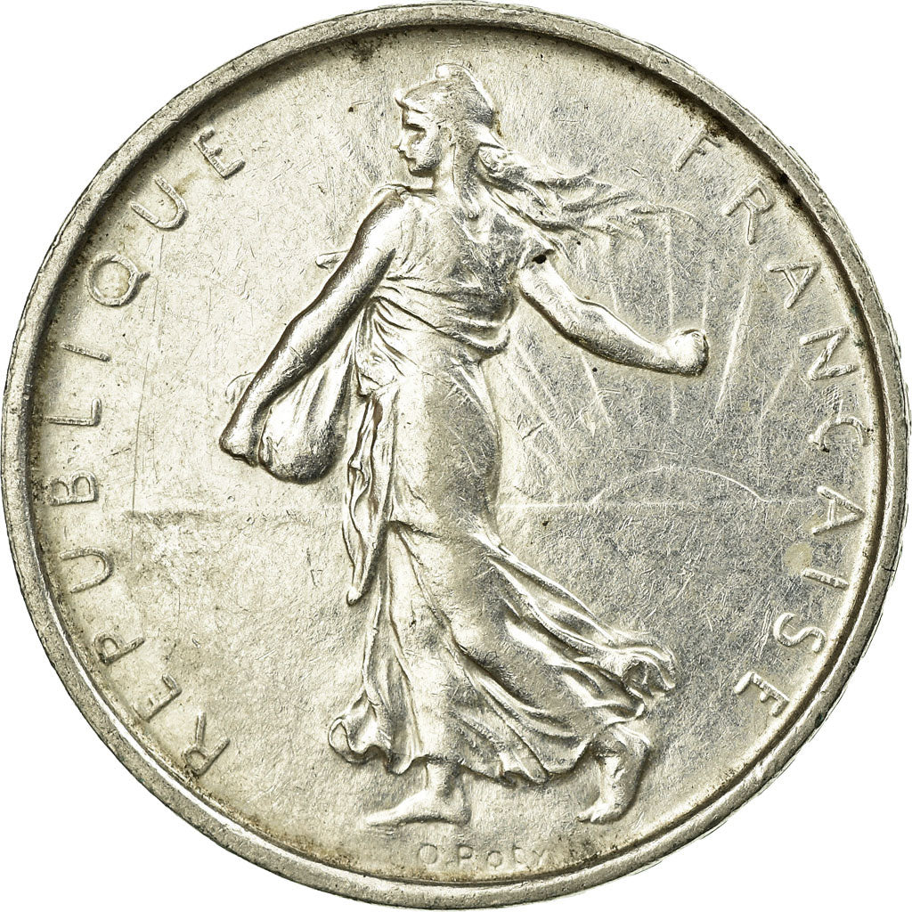 Moneta, Francia, Semeuse, 5 Francs, 1968, SPL-, Argento, KM:926, Gadoury:770