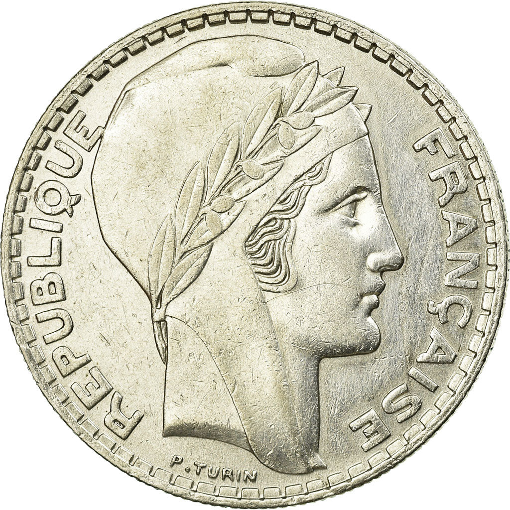 Monnaie, France, Turin, 20 Francs, 1934, Paris, SUP, Argent, Gadoury:852, KM:879