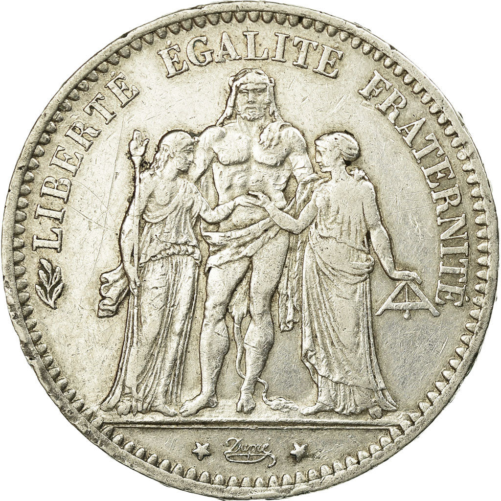 Coin, France, Hercule, 5 Francs, 1874, Paris, AU(50-53), Silver, KM:820.1