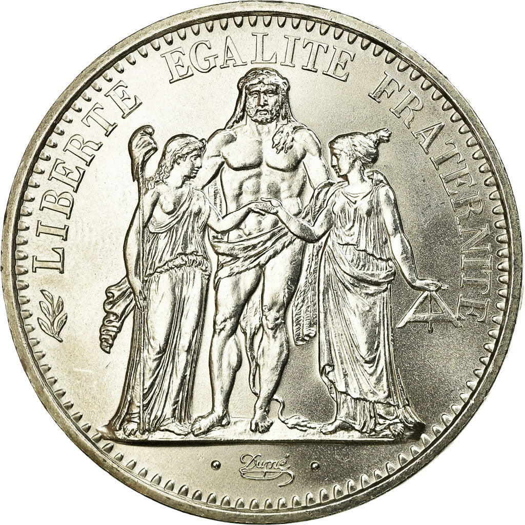 Coin, France, Hercule, 10 Francs, 1973, Paris, MS(65-70), Silver, KM:932