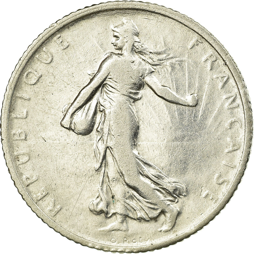 Monnaie, France, Semeuse, Franc, 1909, Paris, TTB, Argent, Gadoury:467, KM:844.1