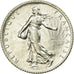 Moeda, França, Semeuse, Franc, 1920, Paris, AU(55-58), Prata, KM:844.1