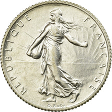Coin, France, Semeuse, Franc, 1918, Paris, AU(55-58), Silver, KM:844.1