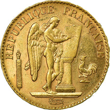 Coin, France, Génie, 20 Francs, 1897, Paris, AU(50-53), Gold, KM:825