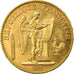 Moneta, Francja, Génie, 20 Francs, 1893, Paris, AU(55-58), Złoto, KM:825