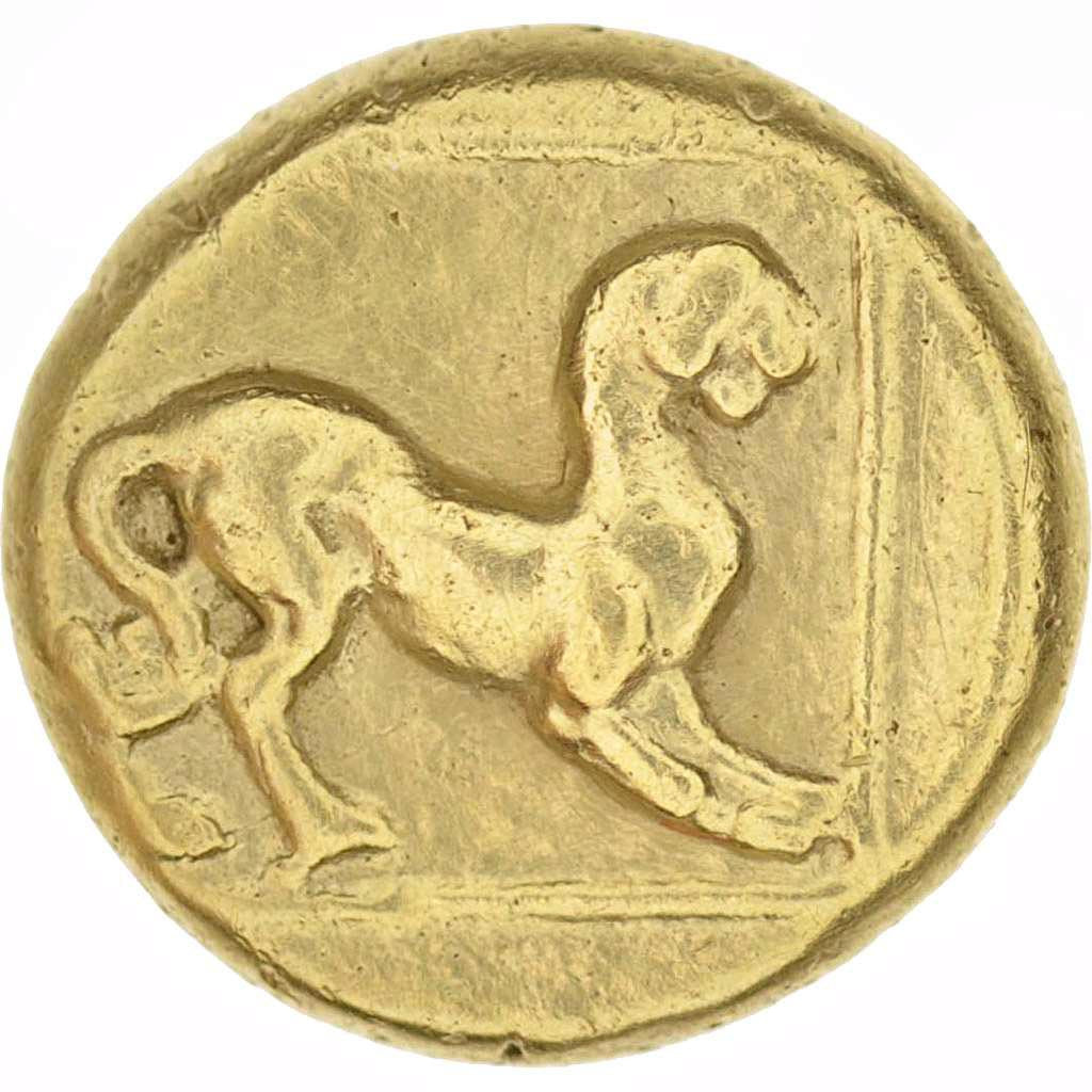 Lesbos, 480-350 Bf JC, Mytilene, Hermes, Hekte, Mytilene, AU(50-53), Electrum,..