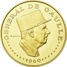 Coin, Chad, 10000 Francs, 1960, MS(65-70), Gold, KM:11