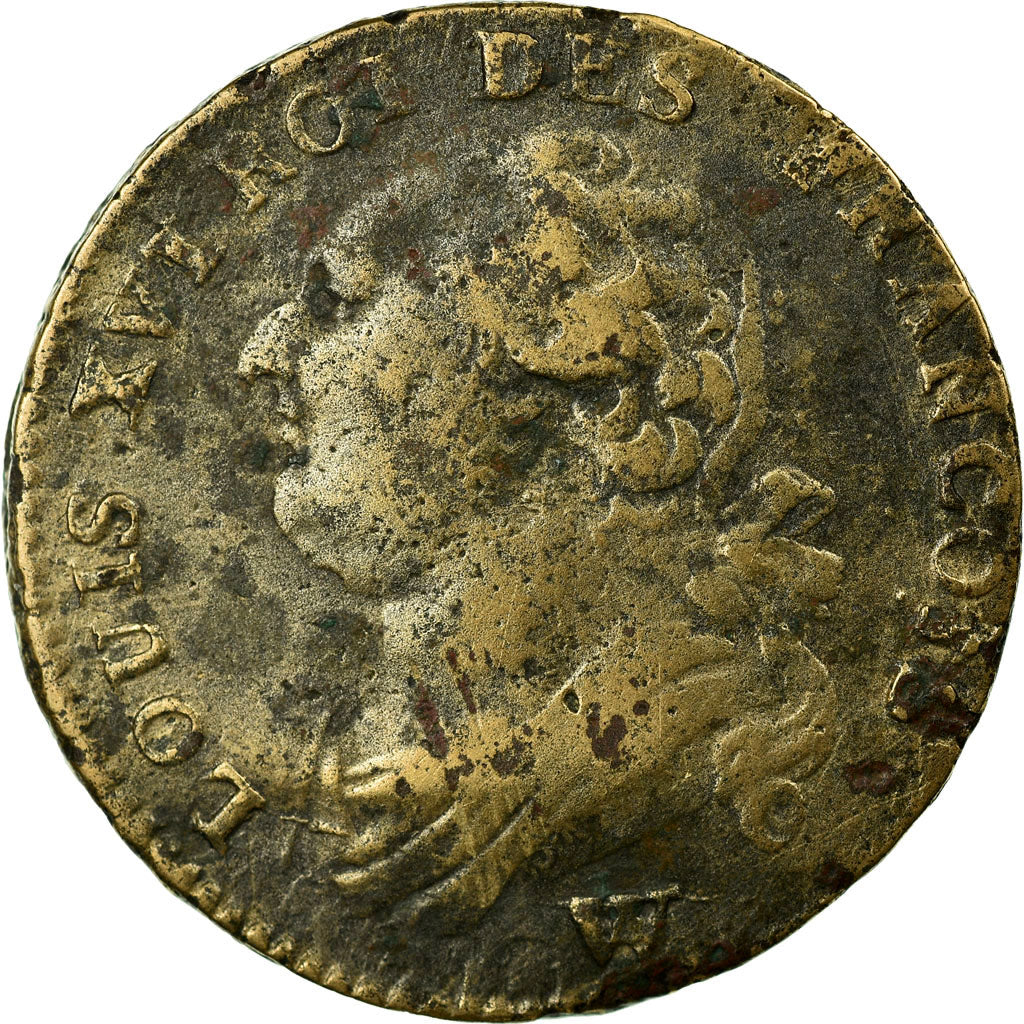 Monnaie, France, 12 deniers françois, 12 Deniers, 1793, Lille, B+, Bronze
