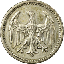 Coin, GERMANY, WEIMAR REPUBLIC, 3 Mark, 1924, Berlin, EF(40-45), Silver, KM:43