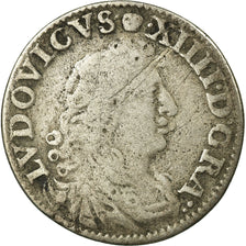 Monnaie, France, Louis XIV, 4 Sols dits « des Traitants »,1676, Paris, TB+