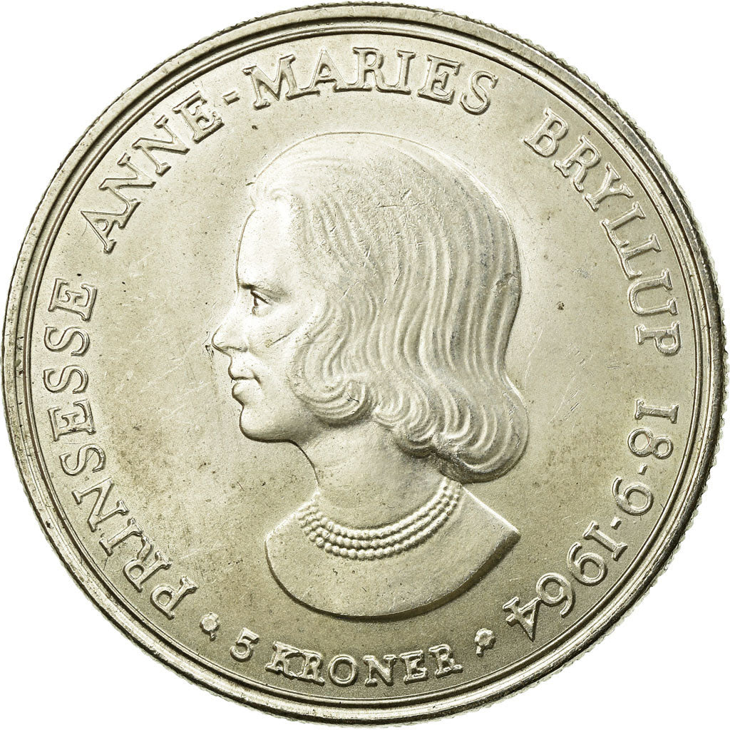 Monnaie, Danemark, Frederik IX, 5 Kroner, 1994, Copenhagen, SUP, Argent, KM:854