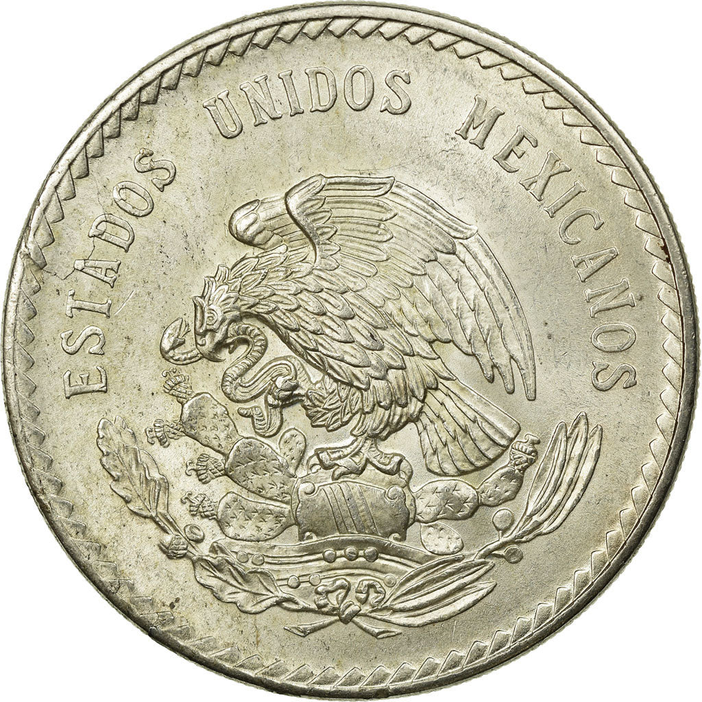 Moneda, México, 5 Pesos, 1947, Mexico City, EBC, Plata, KM:465