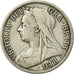 Moneta, Gran Bretagna, Victoria, 1/2 Crown, 1900, MB, Argento, KM:782