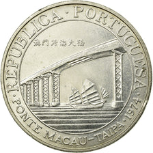 Coin, Macau, 20 Patacas, 1974, AU(55-58), Silver, KM:8