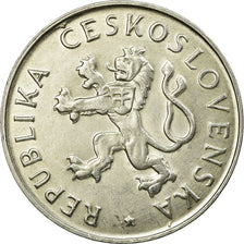 Münze, Tschechoslowakei, 50 Korun, 1955, VZ, Silber, KM:44