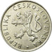Münze, Tschechoslowakei, 50 Korun, 1955, VZ, Silber, KM:44
