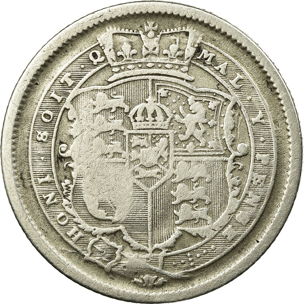 Coin, Great Britain, George III, Shilling, 1816, VF(30-35), Silver, KM:666