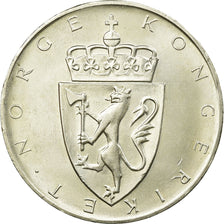 Coin, Norway, Haakon VII, 10 Kroner, 1964, AU(55-58), Silver, KM:413